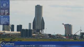 SpaceX Starship assembly 24h timelapse 2020-10-04