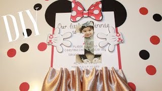 DIY MINNIE MOUSE BIRTHDAY INVITATIONS