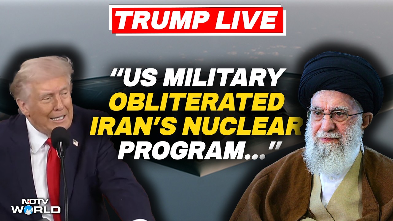 Trump Speech LIVE | Donald Trump: “US Military Obliterated Iran’s Nuclear Program...” | Trump LIVE