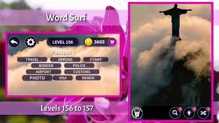 Word Surf levels 156 and 157 gameplay screenshot 4
