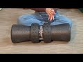IntelliRoll Max Sport   Textured Extra Firm Density Foam Roller for Muscle Trigger Point Massage