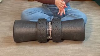 IntelliRoll Max Sport Textured Extra Firm Density Foam Roller for Muscle Trigger Point Massage