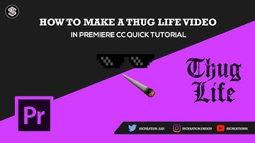 How To Make A Thug Life Video In Premiere CC Quick Tutorial | SSCreation