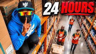 24 HOURS OVERNIGHT CHALLENGE IN HOME DEPOT