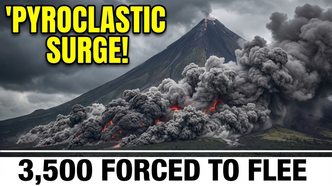 Вулкан Майон вынудил эвакуировать 3500 человек после резкого увеличения пирокластических потоков.