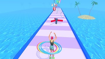 Hula Hoop 💎🏃😍 Race  All Levels Gameplay Android , iOS