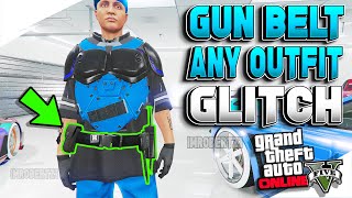 GTA 5 Gun Belt Glitch How To Get Any Belt Any Outfit Me... | Doovi