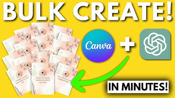 How To Use Canva + ChatGPT to Bulk Create Affirmation Cards to Sell Online (Perfect for Etsy!)