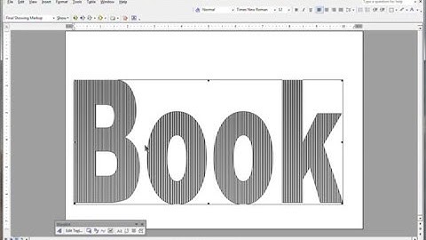 Book Folding Pattern in MSWord