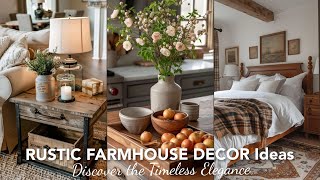 Discover the Timeless Elegance: RUSTIC FARMHOUSE DECOR IDEAS. #farmhouse #rustic #farmhousedecor