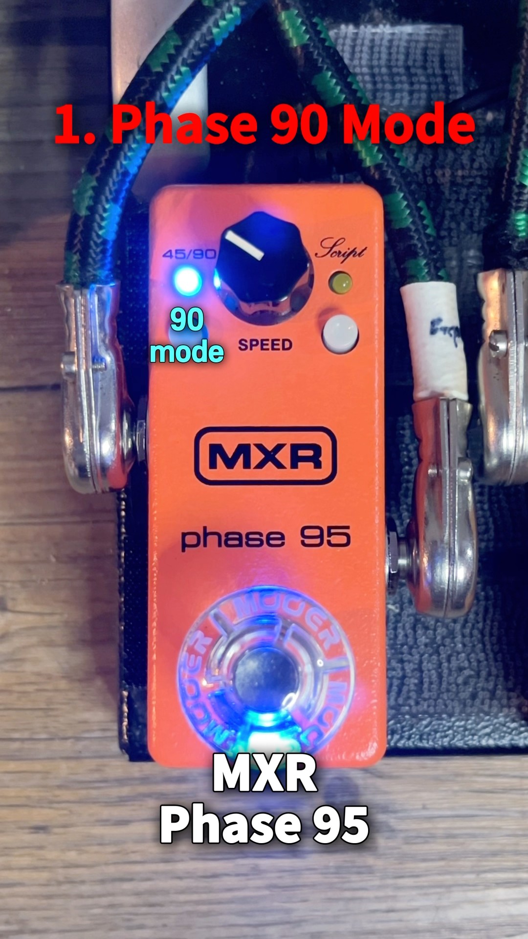 MXR Phase 95 & Phase 90 페이저 이펙터/페달 - YouTube