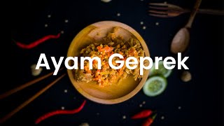 Ayam Geprek  || Epic B Roll Fried Chicken