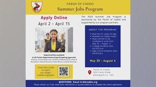 Caddo Parish summer internship program launches