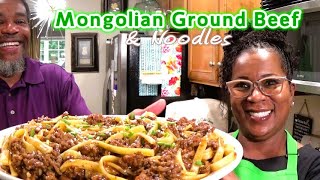 Mongolian Ground Beef & Noodles | If You Enjoy a Lil' Sweet Heat♨ This Dish Is For You! #EasyPeasy