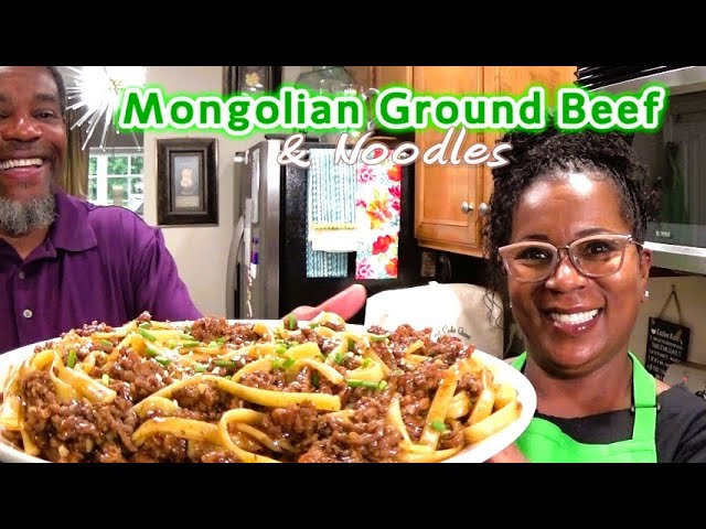 Mongolian Ground Beef & Noodles | If You Enjoy a Lil' Sweet Heat♨️ This Dish Is For You! #EasyPeasy class=