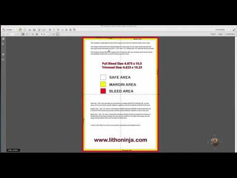 Litho Ninja Tutorial : Comic Book Print Templates - YouTube