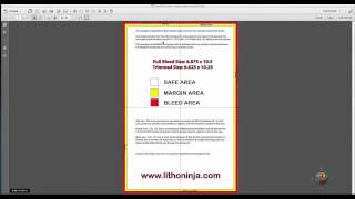 Litho Ninja Tutorial : Comic Book Print Templates