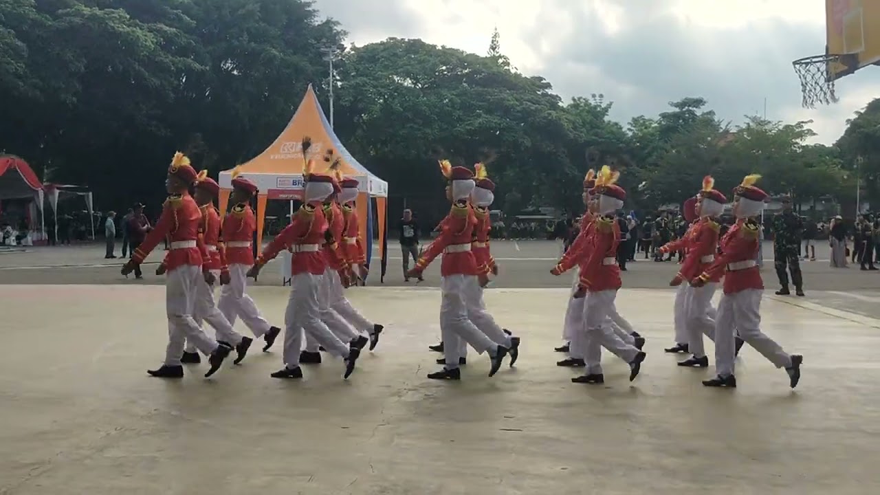 Lomba Kreasi Baris Berbaris(LKBB)_SMPN 2 Pule_HUT TNI 79_Alun2  Trenggalek 29.9.2024