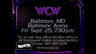 Commercial - WCW Live Show @ Baltimore Arena (1998-09-25)