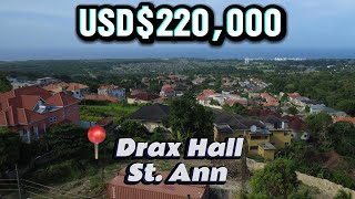 Ocean view land for sale in Drax Hall St Ann Ocho Rios Jamaica for USD 220k