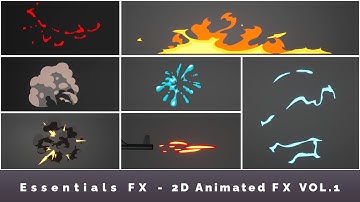 Essentials 2D Unreal Engine - 2D Keyframe Animated FX VOL.1