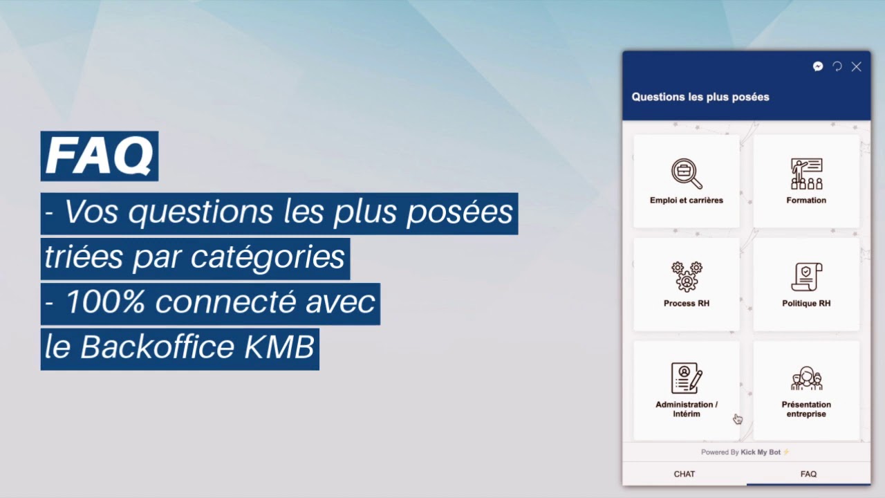 KMB Labs | Fenêtre conversationnelle V2 - YouTube