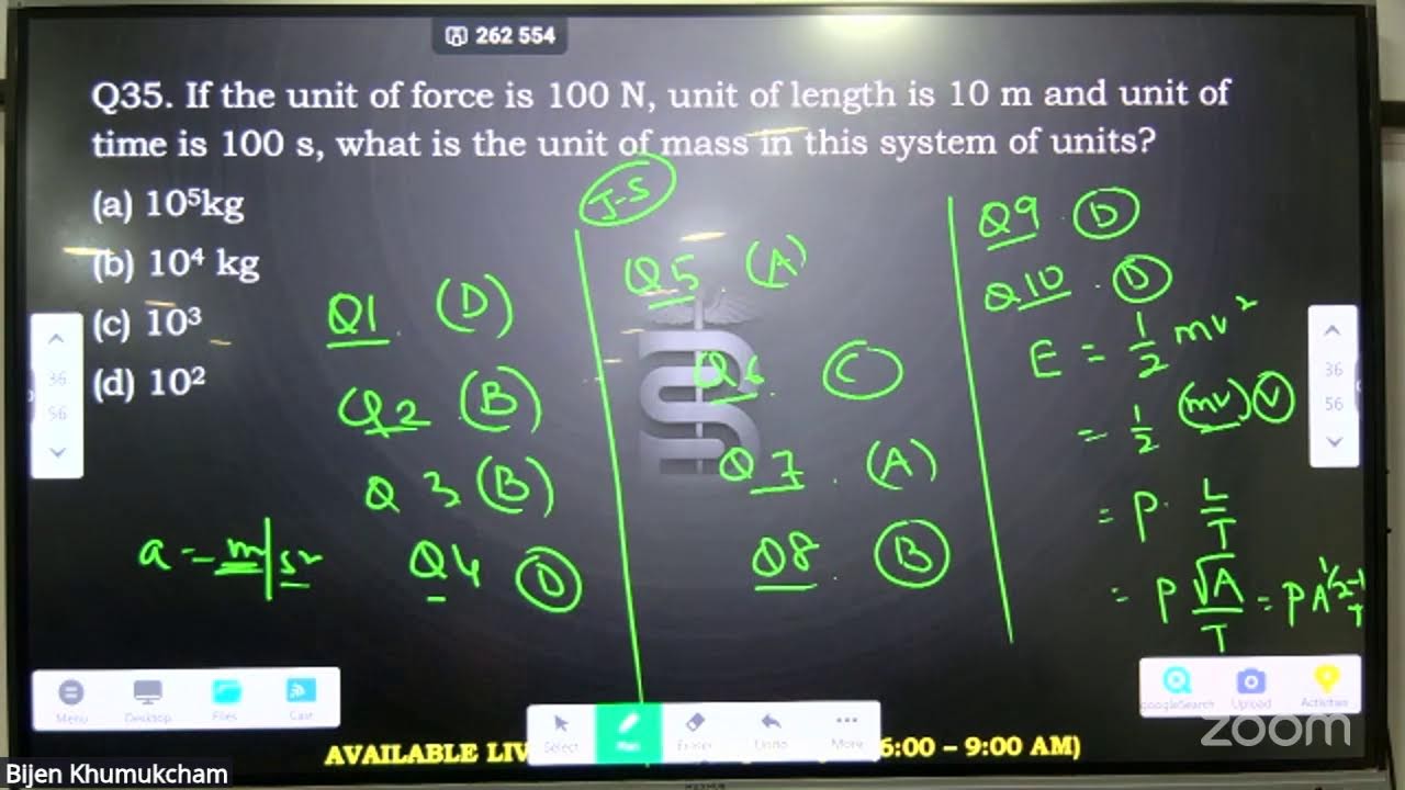 NEET PHYSICS// REVISION// Units & MeSUREMENT