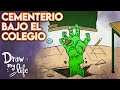 La LEYENDA del CEMENTERIO debajo del COLEGIO | Draw My Life