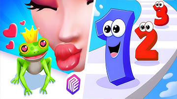FrogPrince Rush VS Number Master - All Levels Gameplay Android,ios (Part 13)