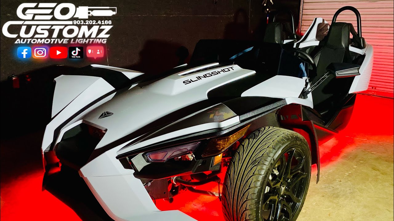 2023 Polaris Slingshot LED 🔴 Underglow Kit LEDs Tyler Tx