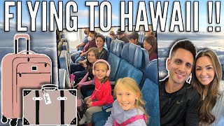 Flying Over the Ocean for 6 Hours to Hawaii for Spring Break!! | Packing for 5 Days in Hawaii
