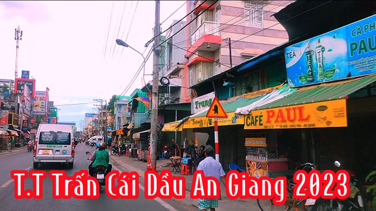 Tuyến Đường TT Cái Dầu Đi Cầu Cây Dương Châu PHú An Giang Hôm Nay 2023 | Cuộc Sống Miền Tây
