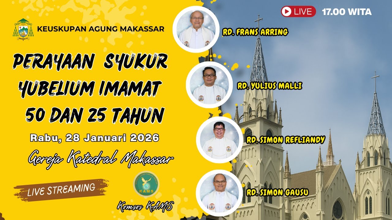 ✨Perayaan Syukur Yubelium imamat 50 & 25 Tahun ✨