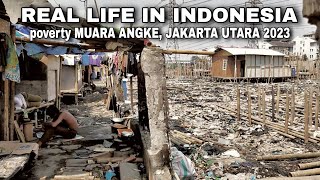 KEMISKINAN di MUARA ANGKE, JAKARTA UTARA Indonesia 🇮🇩 WALKING TOUR SLUM