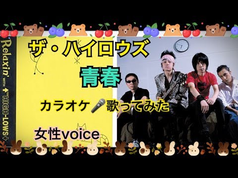 ザ・ハイロウズ「青春」カラオケ🎤歌ってみた♪ 概要欄見てね！