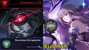 The Herta Destroys Her Own SU | Conundrum Lv.12 Occurrence Extrapolation Dice Full Run