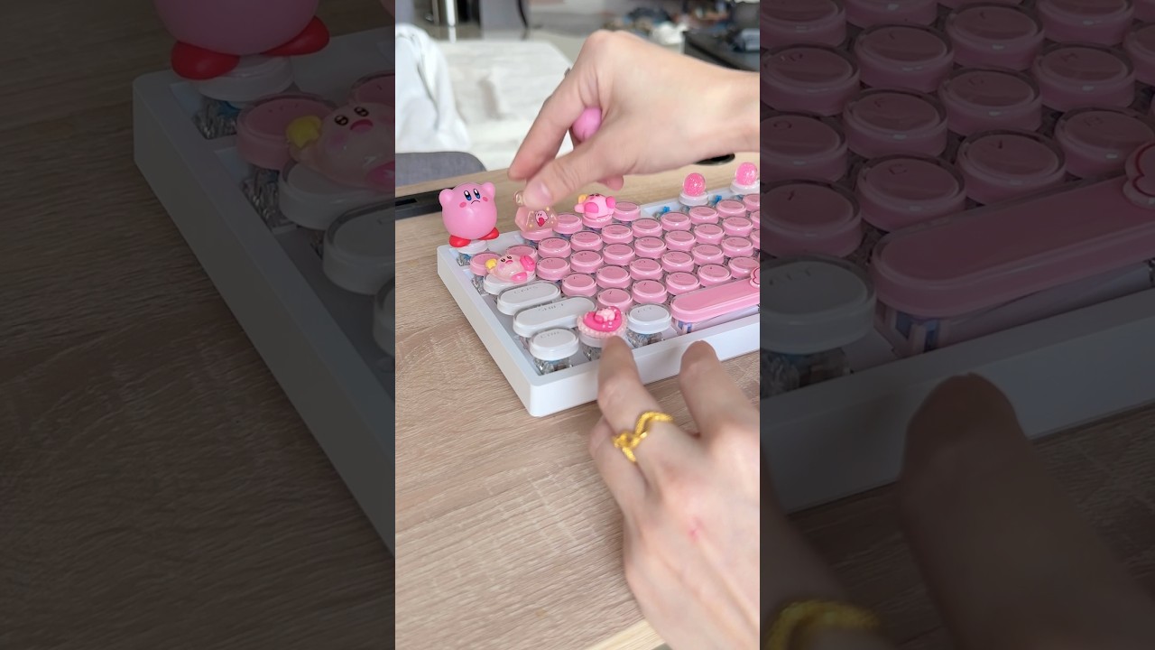 Whoa~ I bought a Kirby keyboard! That’s so cute! Stuff like this is just too dreamy to resist🥹❤️❤️