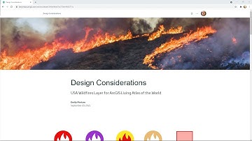 Design Considerations for the USA Current Wildfires Layer