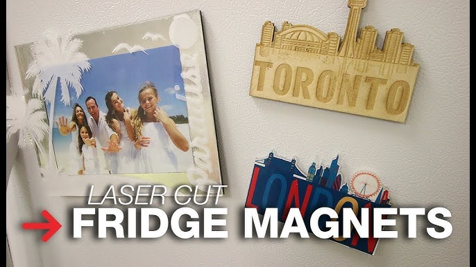 Smallest machine to print and cut fridge magnets 