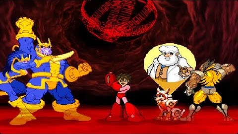 Marvel VS Capcom 2 - Wolverine/Thanos/Megaman - Playthrough