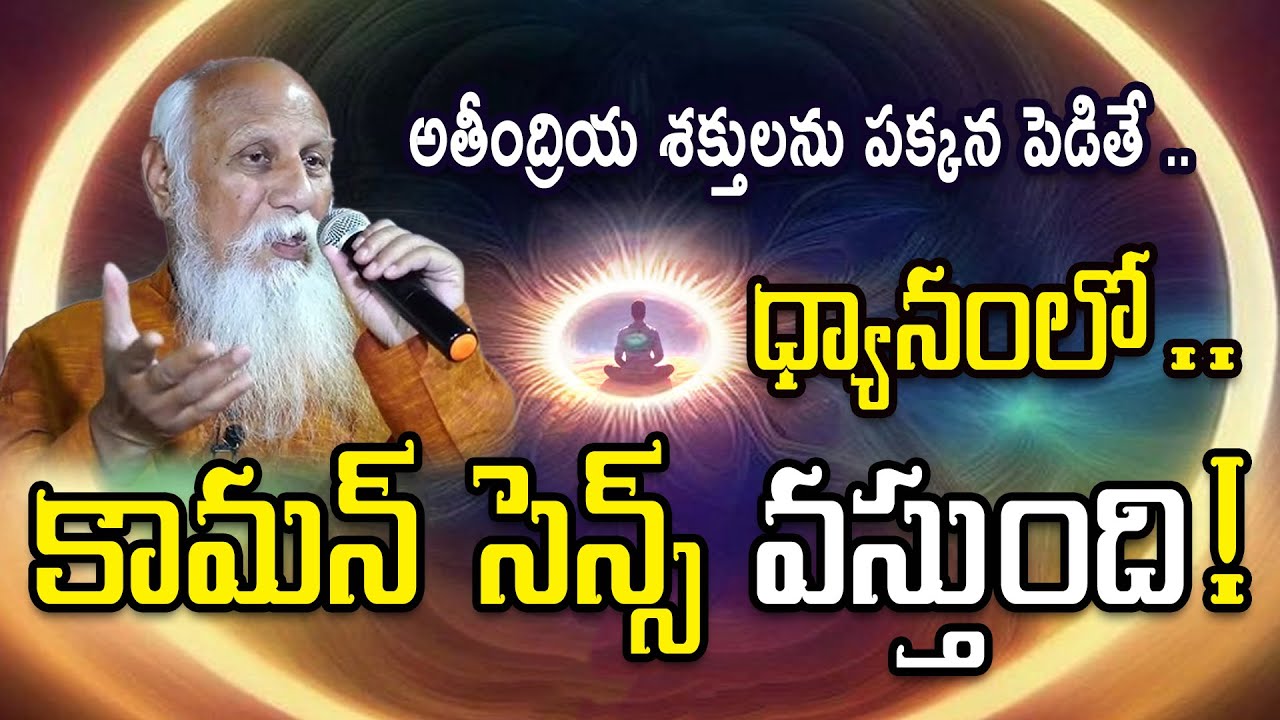 ధ్యానంలో .. కామన్ సెన్స్ వస్తుంది! | బ్రహ్మర్షి పితామహ పత్రీజీ