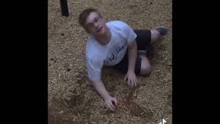 falling off monkey bars edit tiktok
