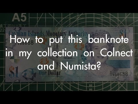 How to put this banknote in my collection on Colnect and Numista?