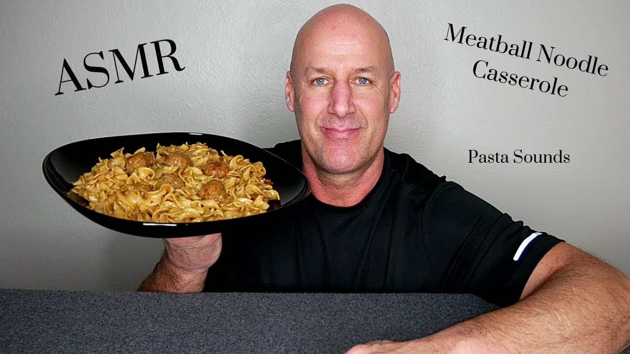 ASMR Meatball Noodle CasseroleFunny StorySoft Spoken YouTube