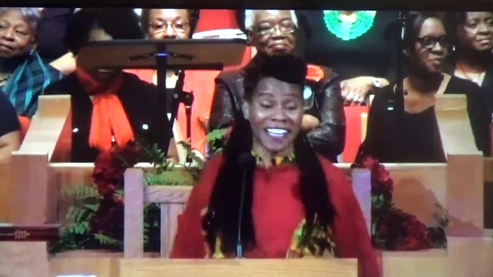 Dr. Telika McCoy preaching, "Dorcas and The Widows...