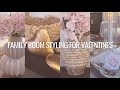 Family Room Refresh for Valentine’s Day &amp; Early Spring | Cozy Neutral Decor