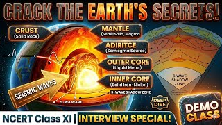 Interior of the Earth DEEP DIVE! 🔥 NCERT Class XI | Interview KVS/NVS Special#ncert #geography #nvs 