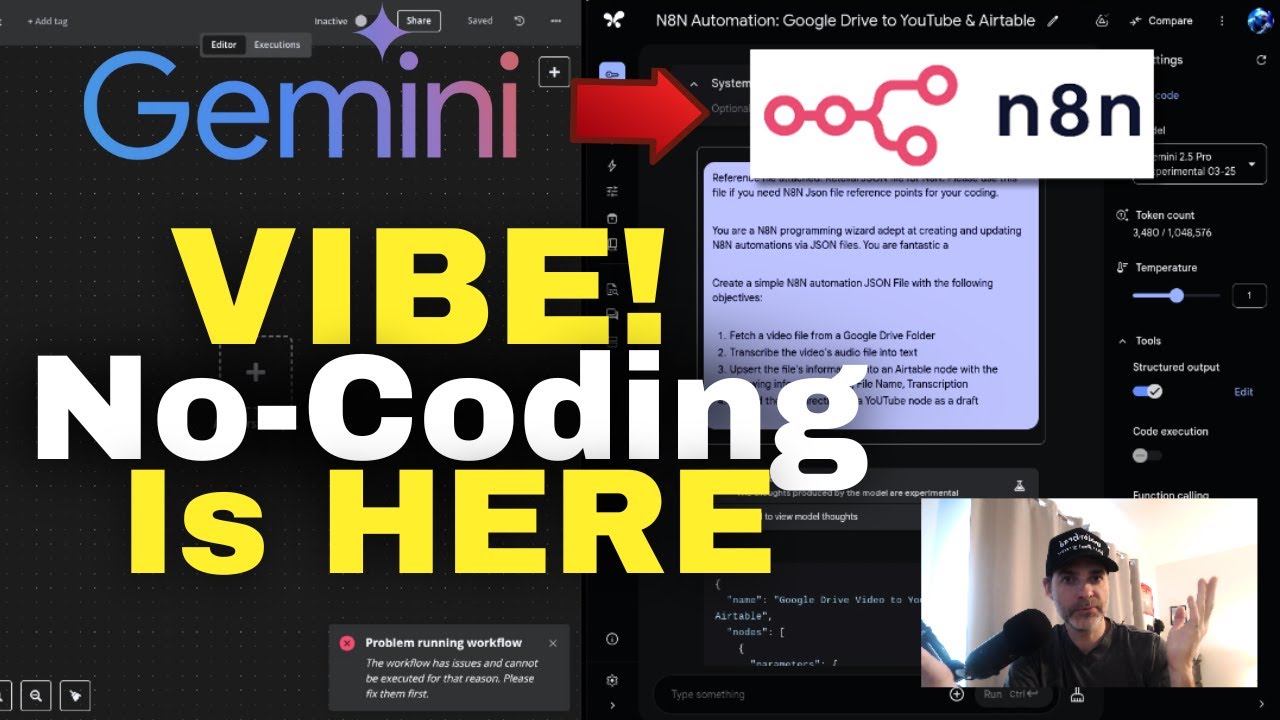 How to create AI automations with "VIBE CODING" 👀 - YouTube