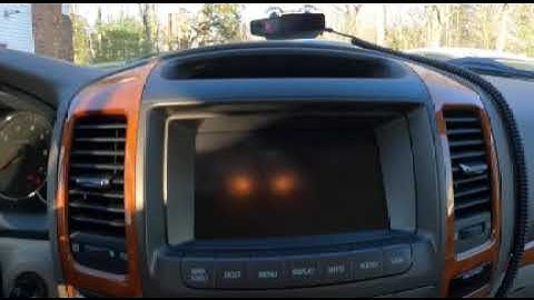 2006 - 2009 Lexus GX470 DVD Navigation install - Sub 2 minutes