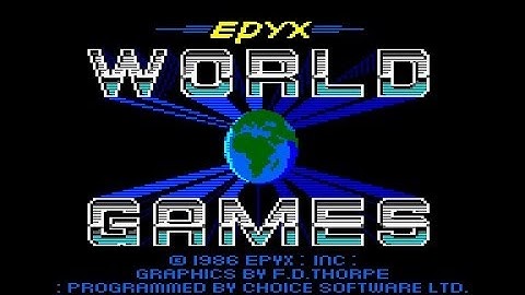 World Games Review for the Amstrad CPC by John Gage